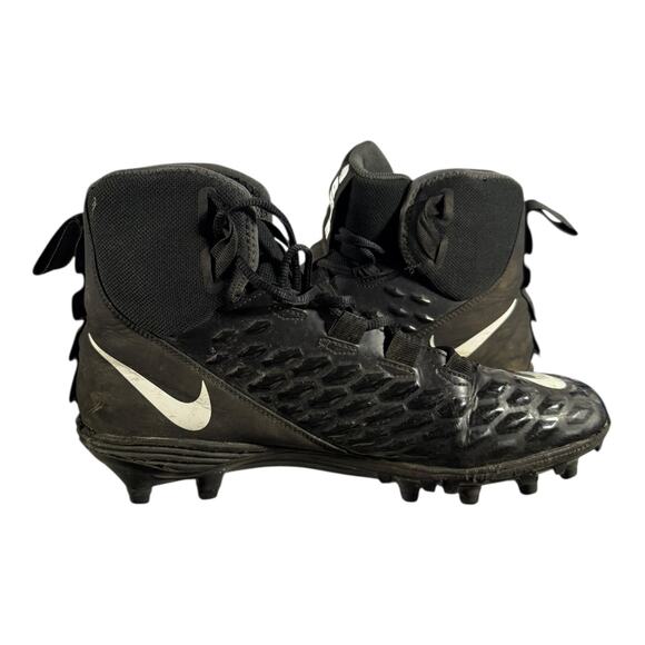 Nike Mens Football Cleats Size 10 Black Force Savage Varsity 2 AQ8155-001 Logo - Picture 7 of 8